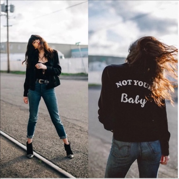 not your baby jacket
